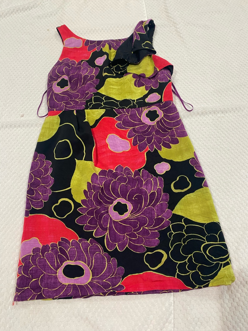 Women’s Floral Print Bottoms in Black, Purple & Green